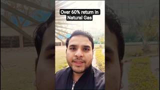 Natural gas beats Gold and Silver in return #shorts #gas #gastrade #fintwit #lpg