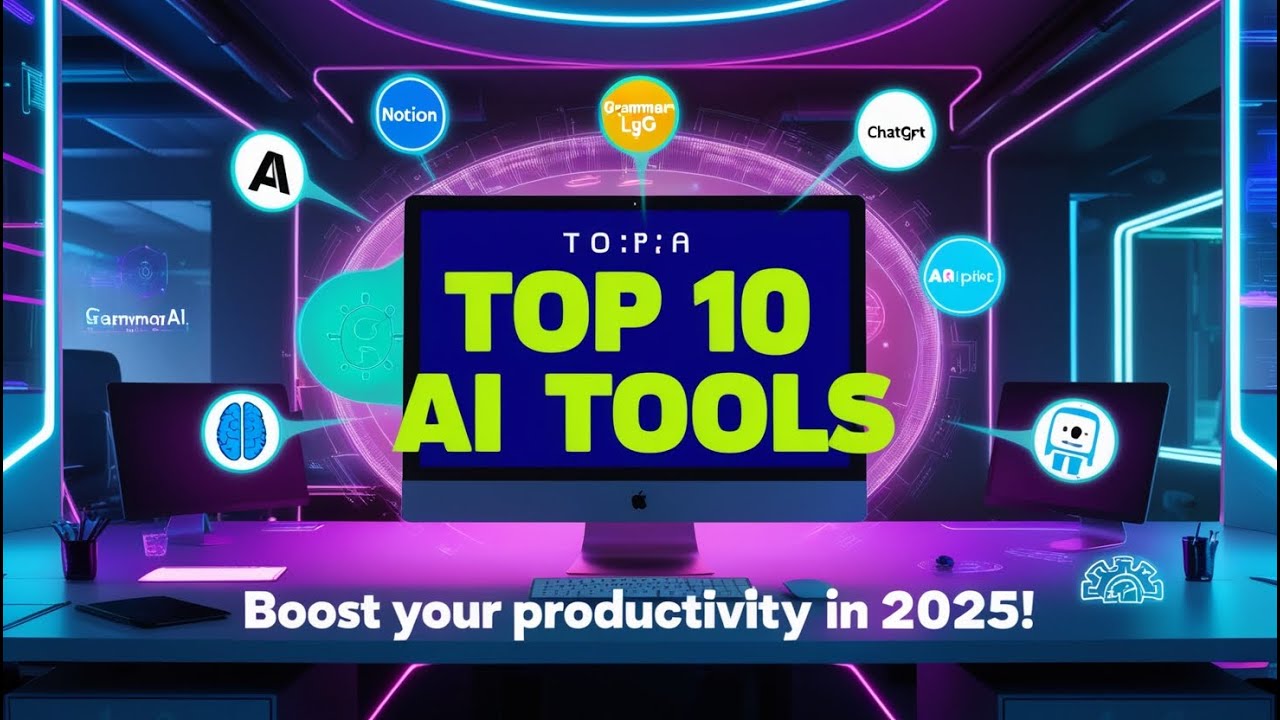 Top 10 AI Tools You Need to Try in 2025! Boost Your Productivity! - YouTube