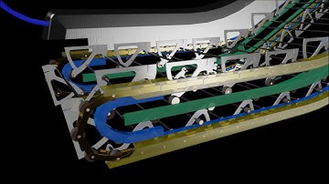 Escalator 3D animation inside