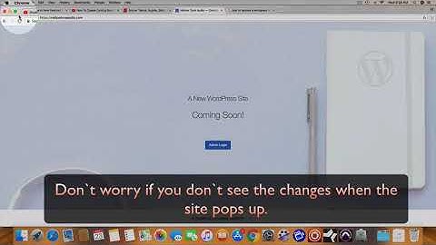 Remove A Wordpress Site Coming Soon!!