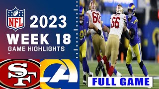 San Francisco 49ers vs Los Angeles Rams Week 18 FULL GAME | NFL Highlights Today