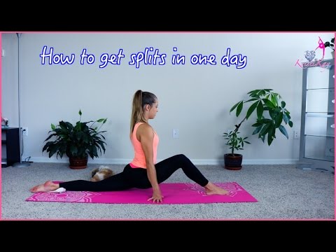 How to do the splits in one day