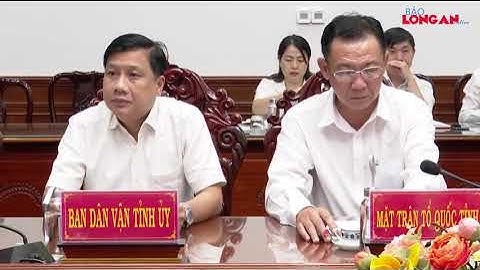 Thường trực Tỉnh ủy giao ban với các cơ quan khối Đảng, MTTQ và các tổ chức chính trị - xã hộ...