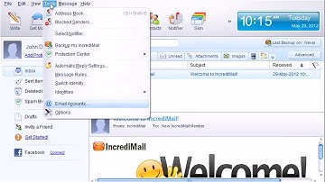 IncrediMail: How to Delete an Email Account