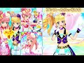 アイカツオンパレード！マイキャラ達で窓-ココロ-ひらこう・とてもむずかしい(ハートウェイトレスコーデ，ブラックベリーココアコーデ)　※アンコール発生