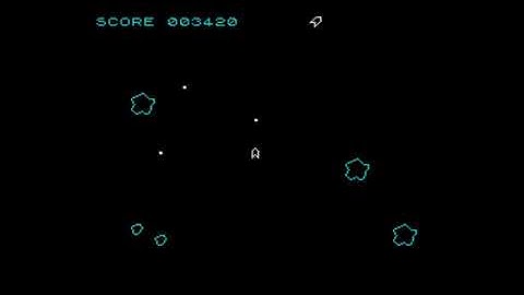 Meteor Storm by Quicksilva for the 16k ZX Spectrum