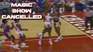 80's Michael Jordan dominates the Los Angeles Lakers - A HOF Battle in Chicago