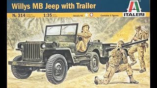 YOU CHOOSE MY NEXT BUILD 5; WHATS IN THE BOX? ITALERI 1/35 314. WILLYS MB JEEP & TRAILER. REVIEW 203