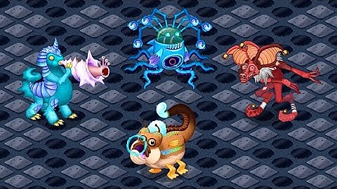 My Singing Monsters - Anglow, Pinghound, Hyehehe, Strombonin (Quartet)