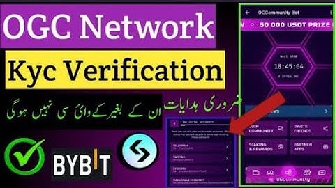 OGC Network Social Account | OGC Network KYC Verification || How to link Social Account | OGC Mining