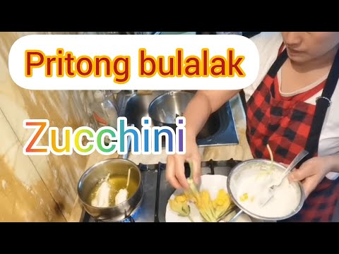 Video: Paano Magprito Ng Zucchini