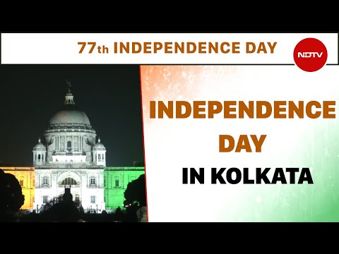 Kolkata's Howrah Bridge, Victoria Memorial Illuminated In Tricolour