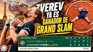 ZVEREV YA ES GANADOR DE GRAND SLAM 🏆 GANA ROLAND GARROS Y REINA EN LA LOCURA