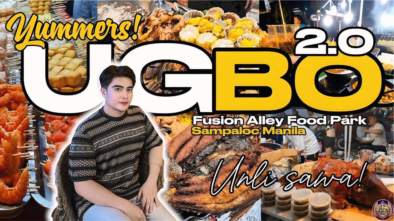 UGBO FUSION ALLEY FOOD PARK SAMPALOC | PANALO SA SARAP! GRABE ANG PAGKAIN! 