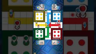 Ludo game | Ludo game in 4 players | #shorts | Funny players Ludo king game | Ludo gameplay #166 screenshot 2