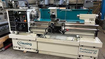 15”x50”cc CLAUSING COLCHESTER Toolroom Engine Lathe, 2011, V390, Taper, Inch/Metric, DRO