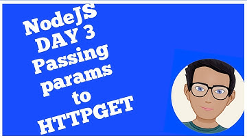 Passing Params to Http GET method | NODEJS | ExpressJS