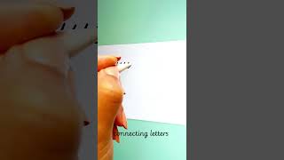 How to Write Cursive U
