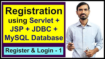 #17 Registration using JSP + Servlet + JDBC + MySQL Database Practical