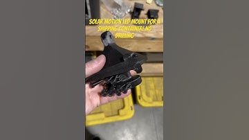Solar Motion Light Mount for Shipping Containers! No Drilling! #shippingcontainer #3dprinting #solar
