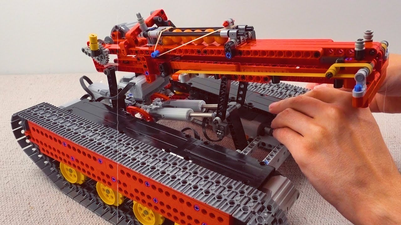 Building a Lego Tank that Shoots Lego Soccer Balls