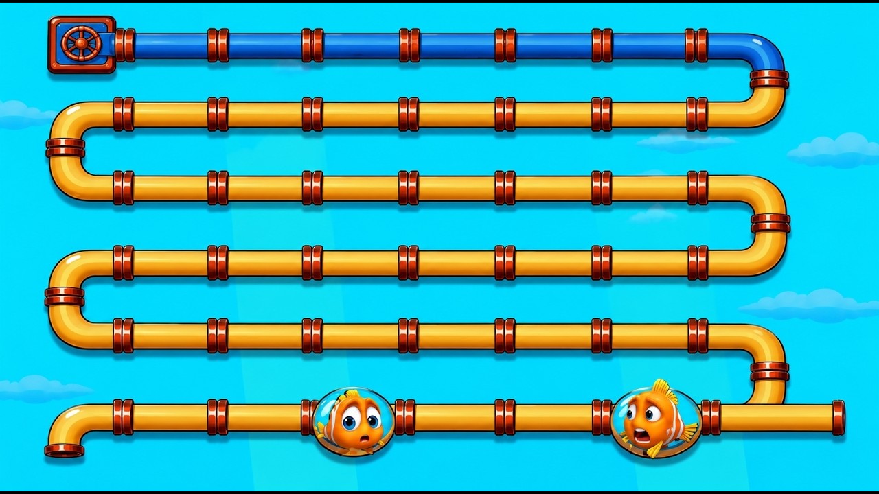 Solve the puzzle and save the fish bast android puzzle