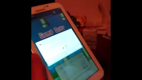 flappy bird Game over