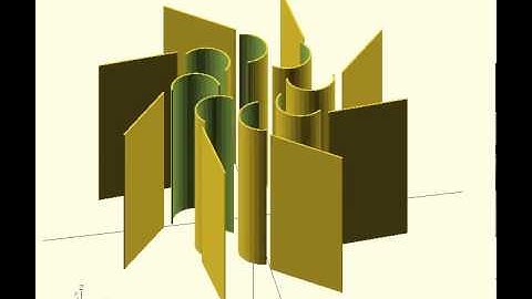 VAWT, Vertical Axis Wind Turbine, 3D Model