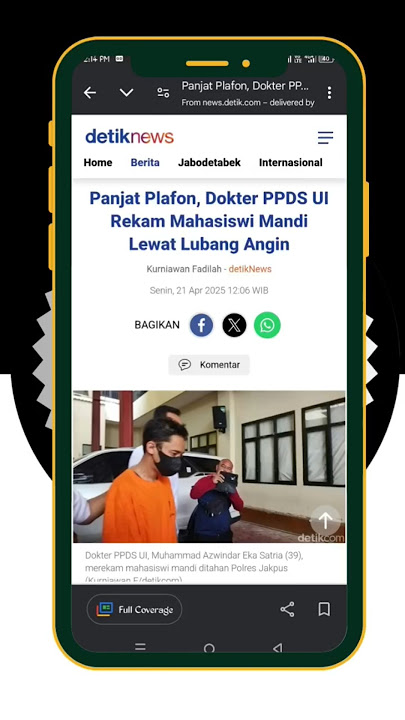 Panjat Plafon, Dokter PPDS UI Rekam Mahasiswi Mandi Lewat Lubang Angin#newsflash
