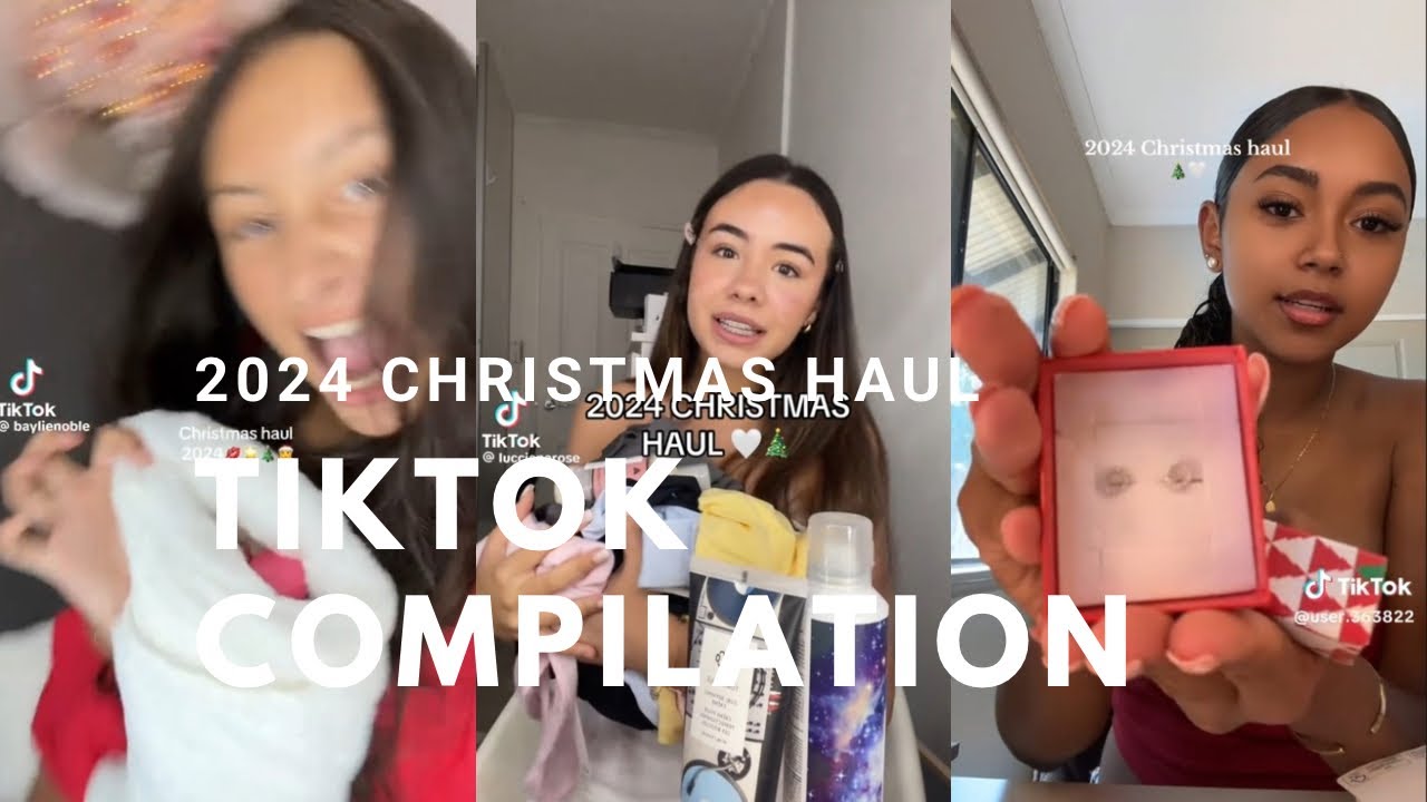 Подборка рождественских подарков TikTok 2024 года