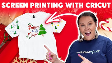 🌈 WHAT? MultiColor Screen Printing with Cricut ??!!
