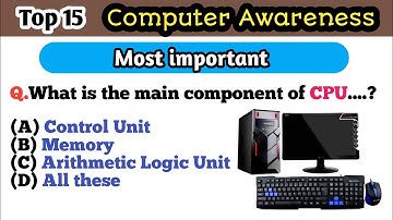 Top 15 computer awareness questions||computer Gk quiz||computer MCQ||