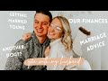 Q & A WITH MY HUSBAND | getting married young, our finances, what we argue about