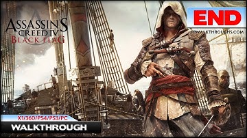 Assassins Creed 4 Black Flag - Sequence 13 - Ending 100% sync - Final Credits & Cutscene