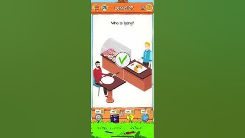 Braindom 2 Level 27 Who is lying
