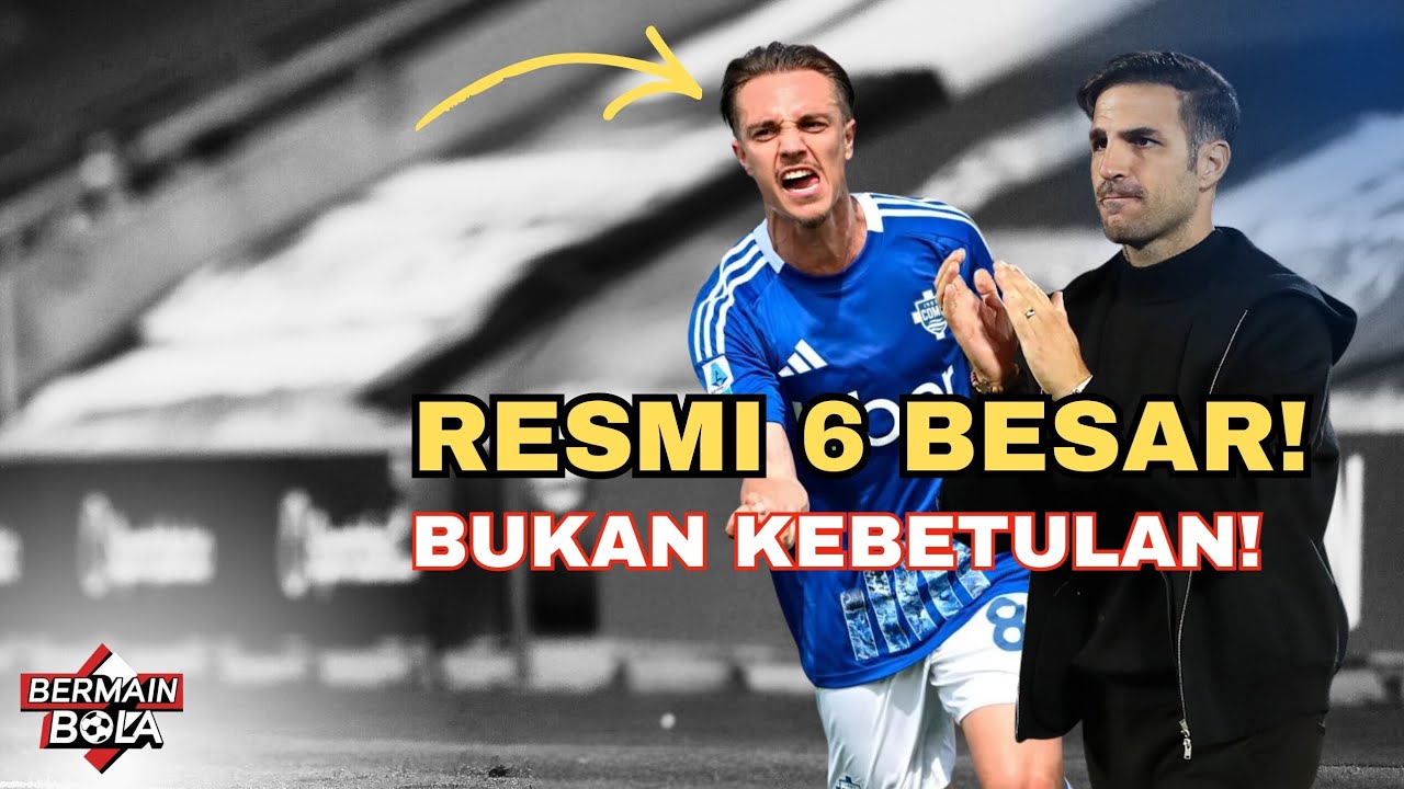 Sejarah Baru! Como 1907 Tembus 6 Besar Serie A & Permalukan Juventus di Turin