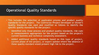 How Construction Quality Management Plan can be applied? Construction Project Quality Management Plan Essay Example
