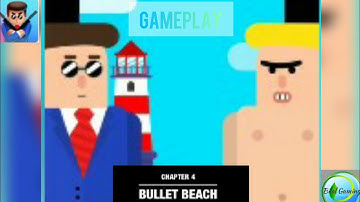 Mr. Bullet Spy Puzzle | Classic Mode: Chapter 4 Bullet Beach (Gameplay) | Bilal Gaming