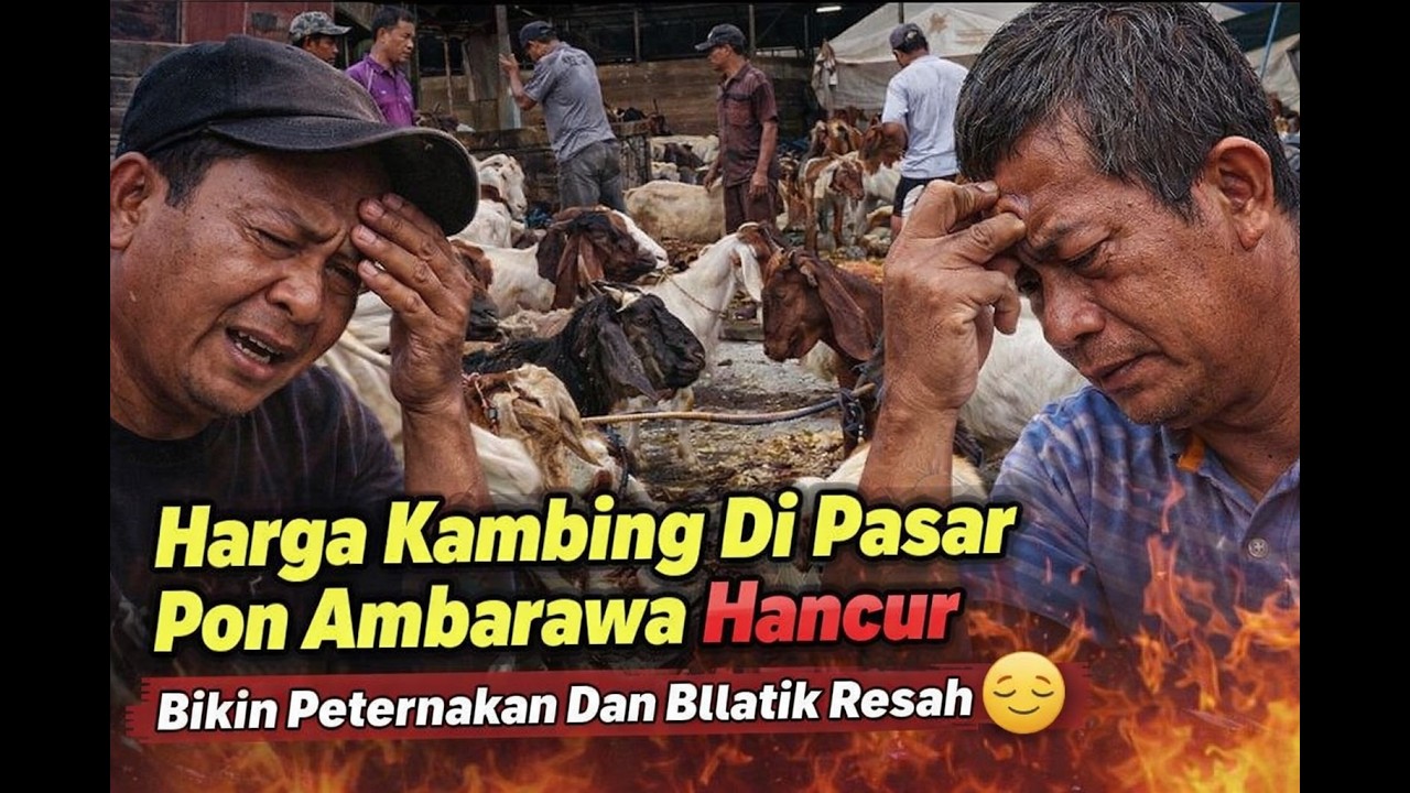 Harga Kambing di Pasar Pon Ambarawa Hancur! Peternak & Blantik Mengeluh, Apa Penyebabnya?