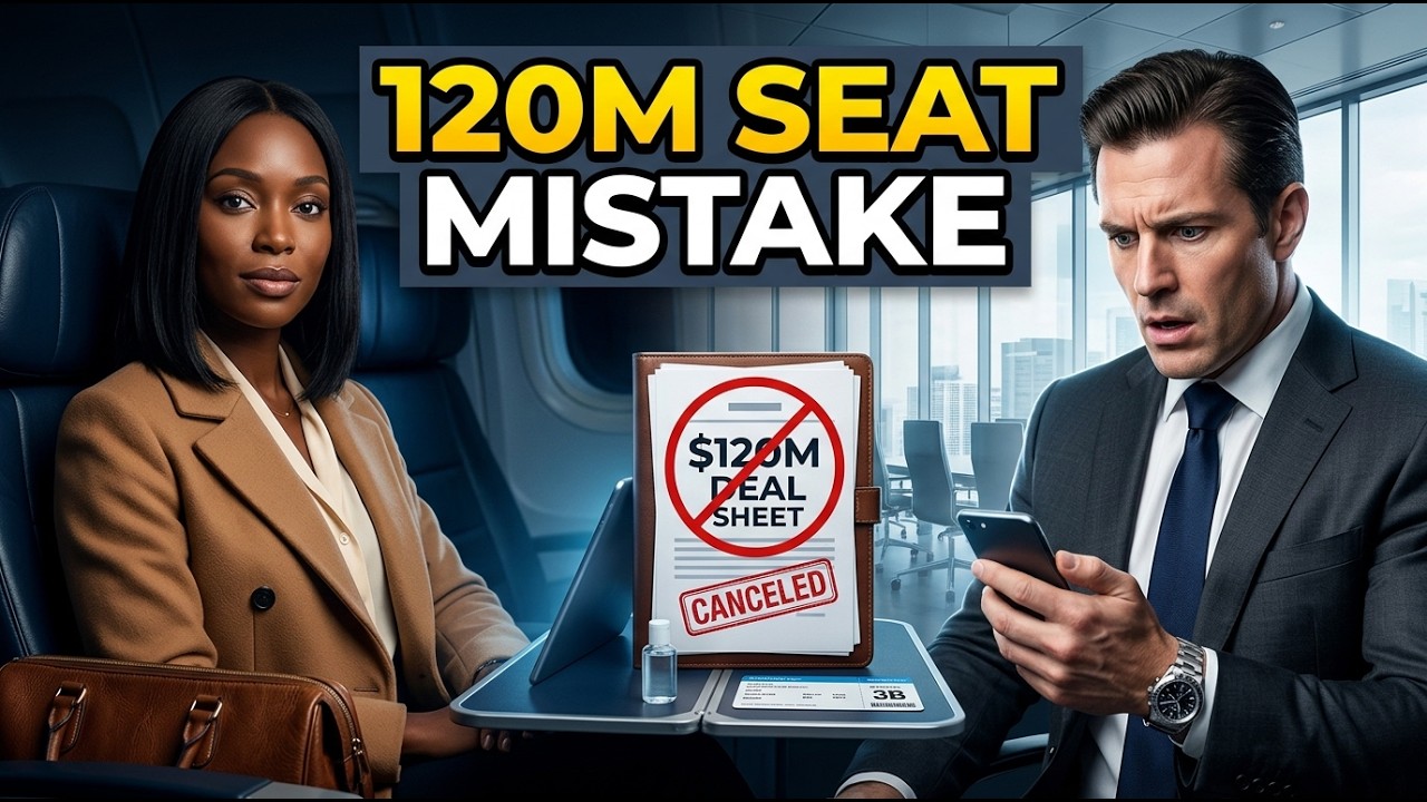 He Refused to Sit Beside a Black Woman—Then Turned Pale When She Canceled His $120M Investment