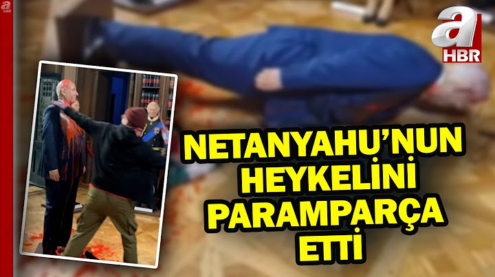 Meksikalı aktivist Netanyahu'nun balmumu heykelini parçaladı! | A Haber