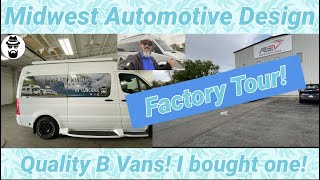 Midwest Automotive Design Factory Tour! Quality B Van Motor Homes!