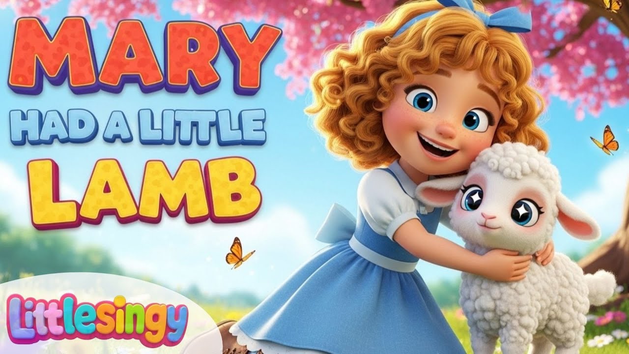 Mary Had a Little Lamb 🐑 | Cartoon Animation for Kids | Little Singy | Kids & Nursery Rhymes