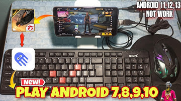 Free Fire Max||Octopus Version 6.3.8||Play Mouse And Keyboard On Mobile|| Black Screen Problem New