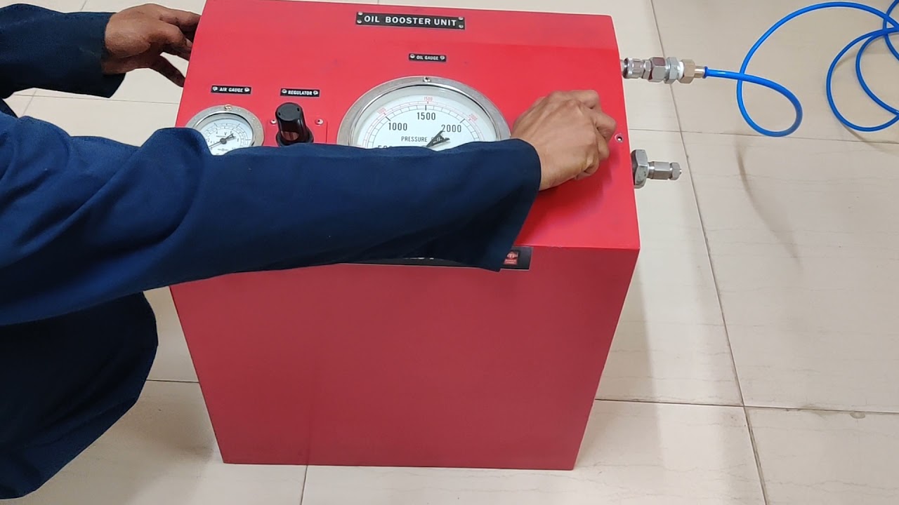 Air Operated Hydrostatic Test Pump 2200 bar