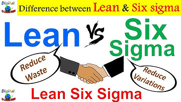 Lean vs Six sigma (6 sigma) | Difference between Lean and Six sigma | Lean six sigma vs six sigma