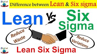 Lean vs Six sigma (6 sigma) | Difference between Lean and Six sigma | Lean six sigma vs six sigma