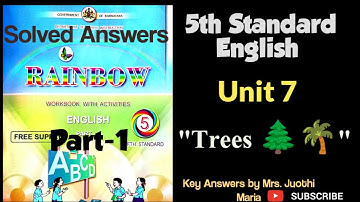 5th English Rainbow Part-1 Unit:7 