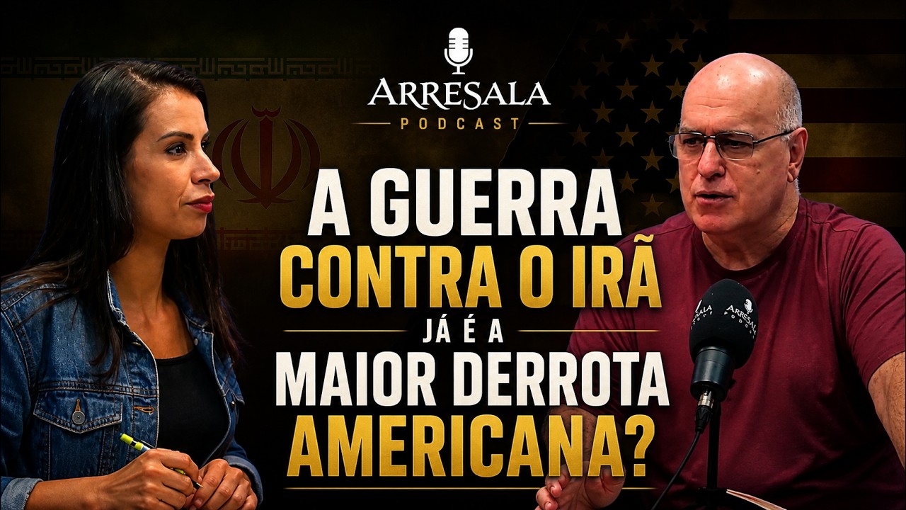 A GUERRA CONTRA O IRÃ JÁ É A MAIOR DERROTA DOS E.U.A.? // RUBEM GONZALEZ - Arresala Podcast #72