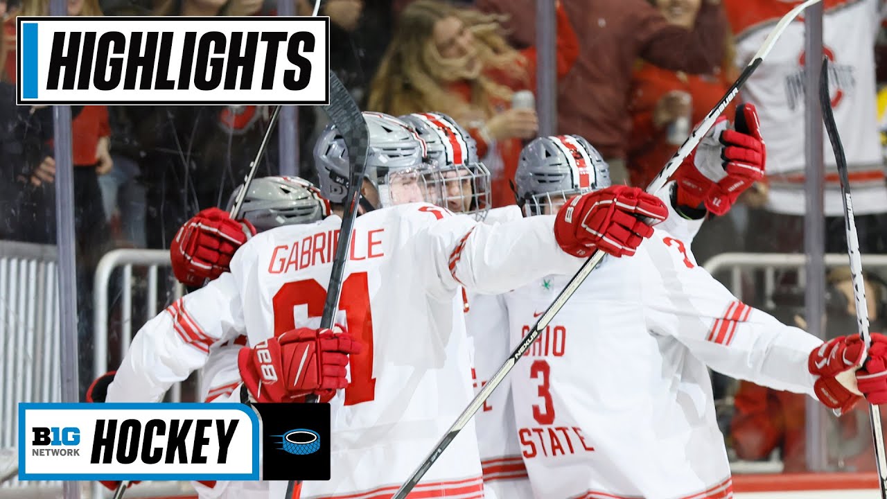Bowling Green at Ohio State | Big Ten Men's Hockey | Highlights | Dec. 16, 2021
